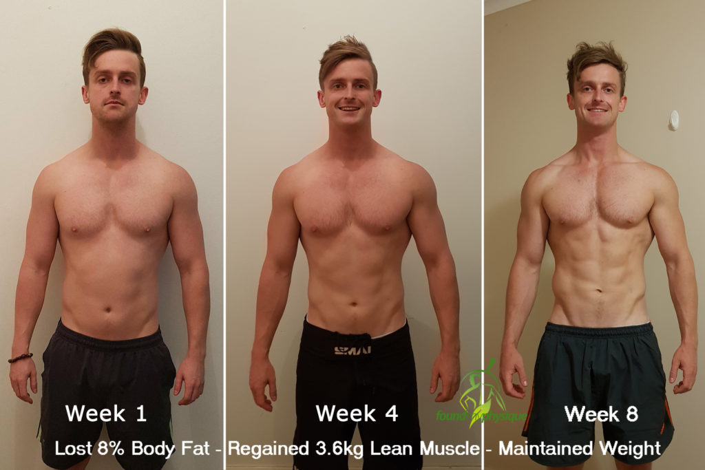 8 Week Intermittent Fasting Shred Transformation Photos Nutrition Tips