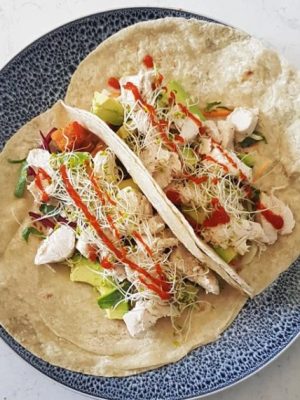 chicken avo wrap