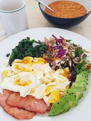 eggs avo beans